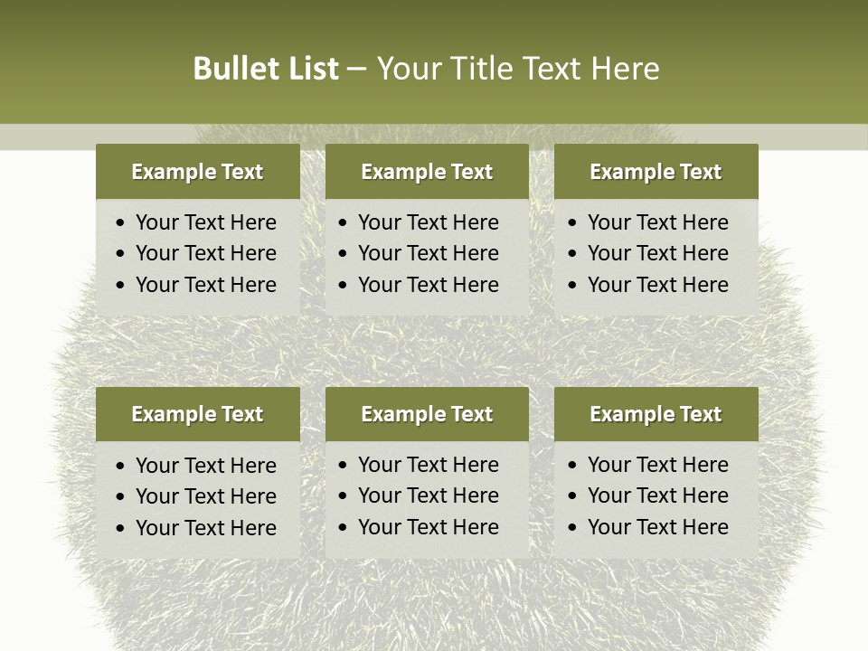 Vegetation Plant Illustration PowerPoint Template