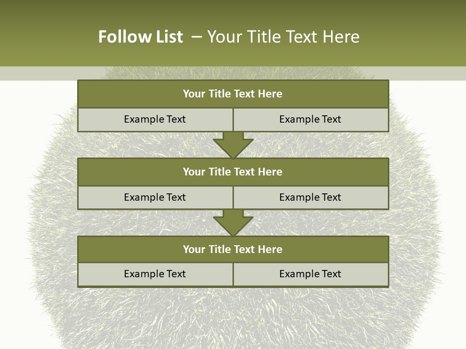 Vegetation Plant Illustration PowerPoint Template