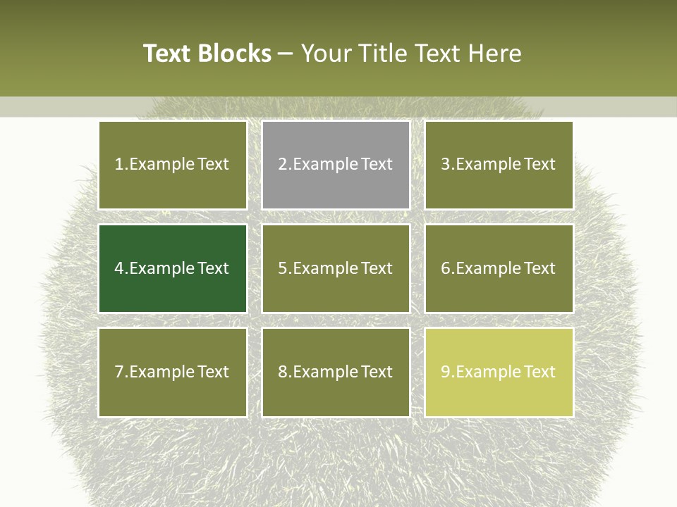 Vegetation Plant Illustration PowerPoint Template