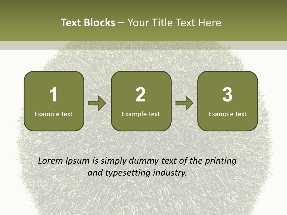 Vegetation Plant Illustration PowerPoint Template