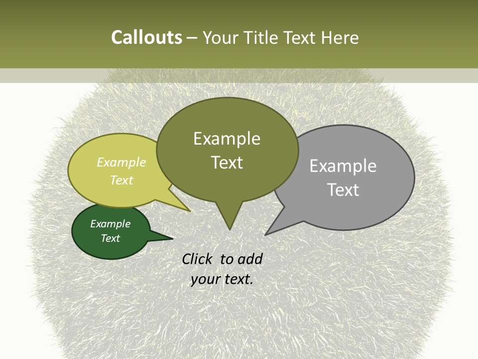 Vegetation Plant Illustration PowerPoint Template