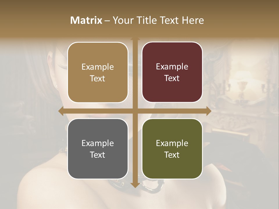 Beautiful Model PowerPoint Template