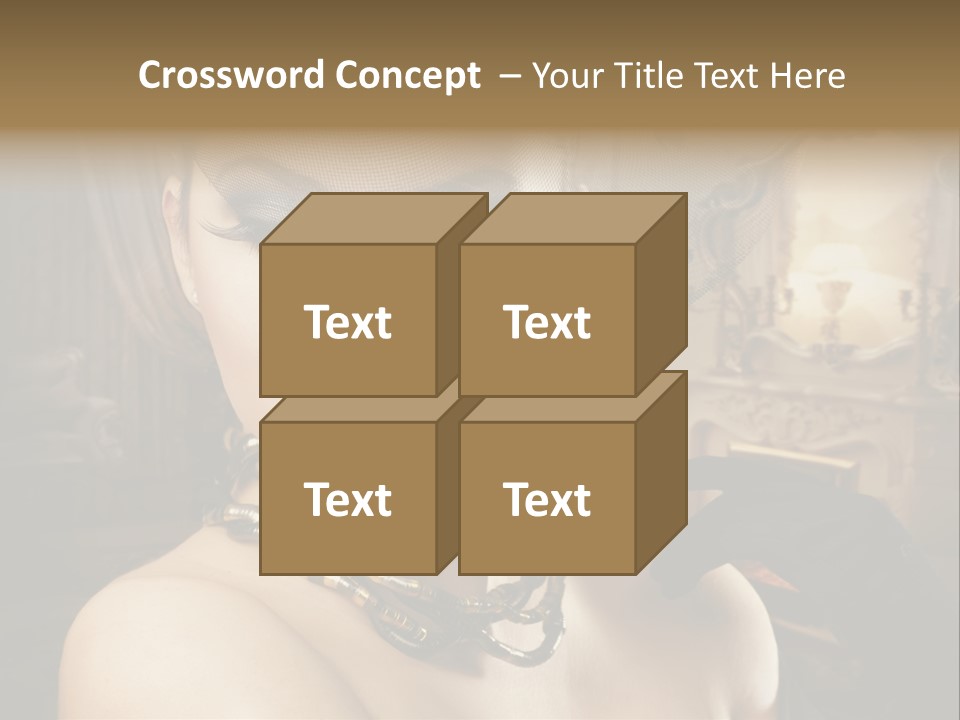 Beautiful Model PowerPoint Template