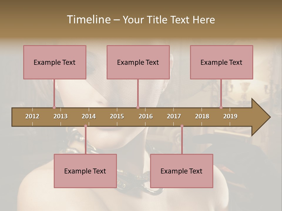 Beautiful Model PowerPoint Template