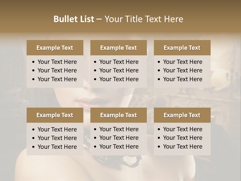 Beautiful Model PowerPoint Template