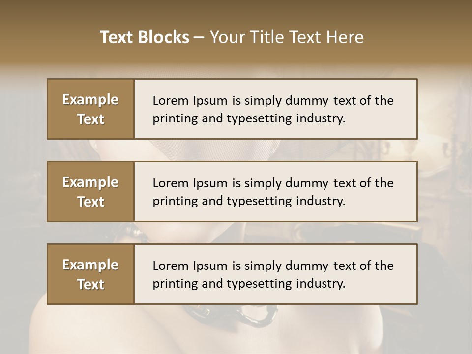 Beautiful Model PowerPoint Template
