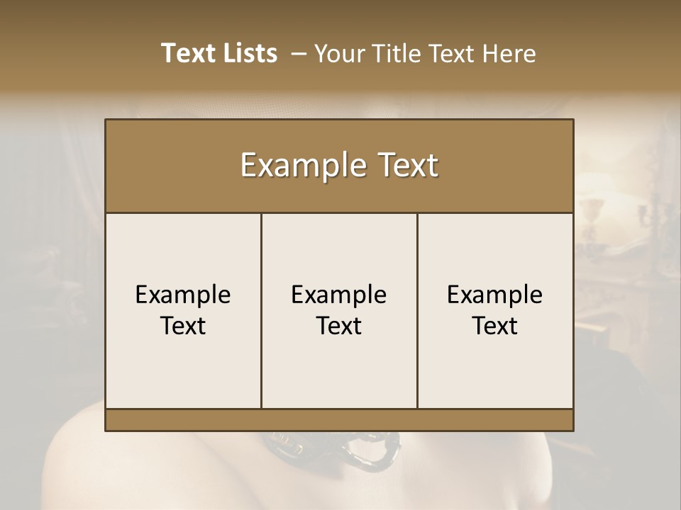 Beautiful Model PowerPoint Template