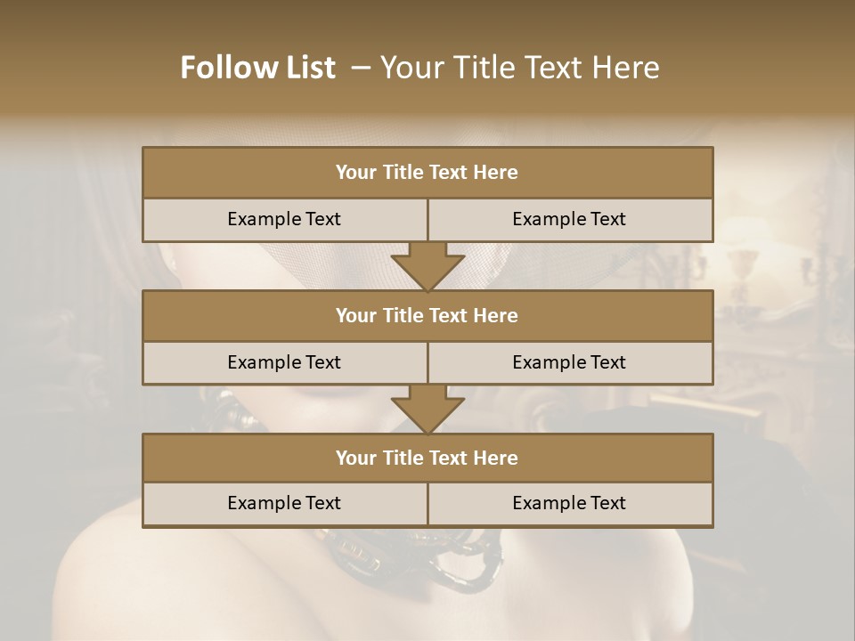 Beautiful Model PowerPoint Template