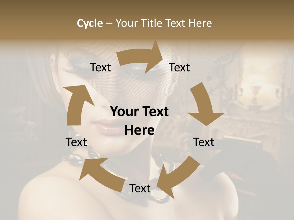 Beautiful Model PowerPoint Template