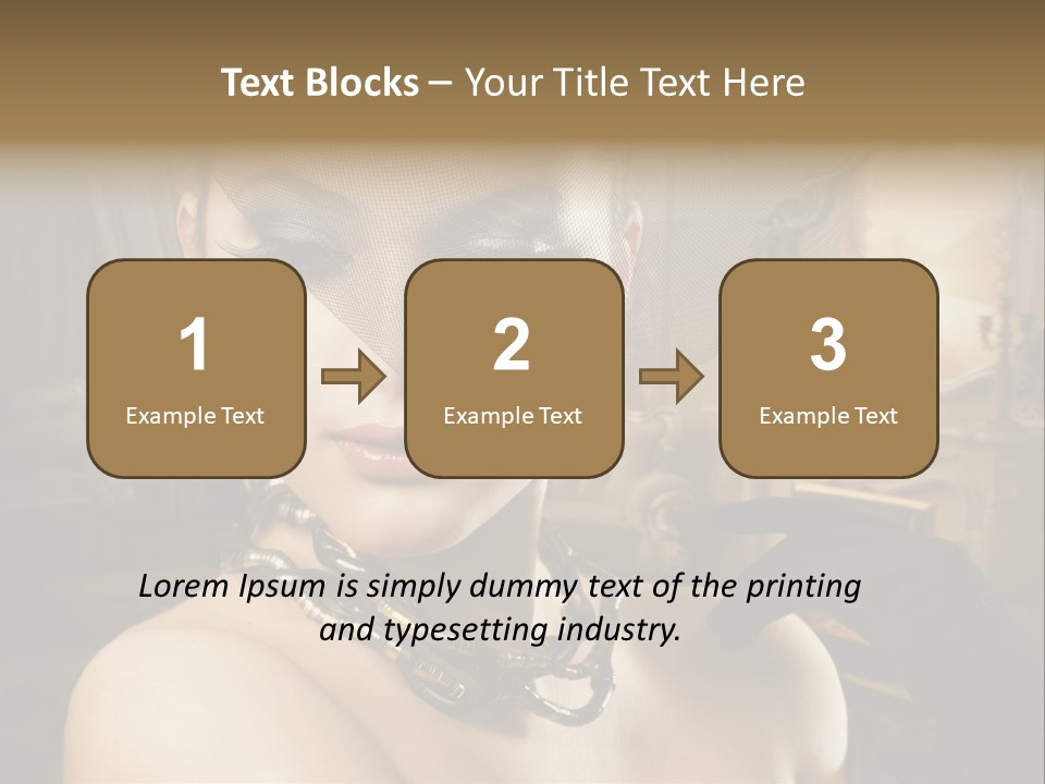 Beautiful Model PowerPoint Template