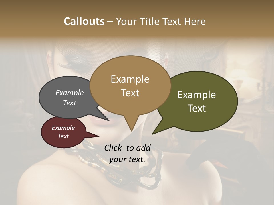 Beautiful Model PowerPoint Template