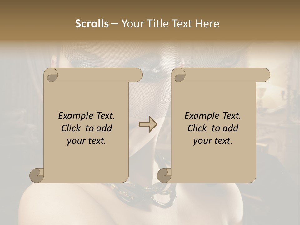 Beautiful Model PowerPoint Template