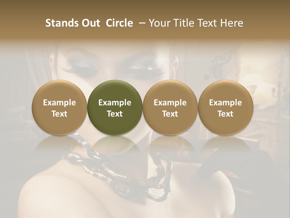 Beautiful Model PowerPoint Template
