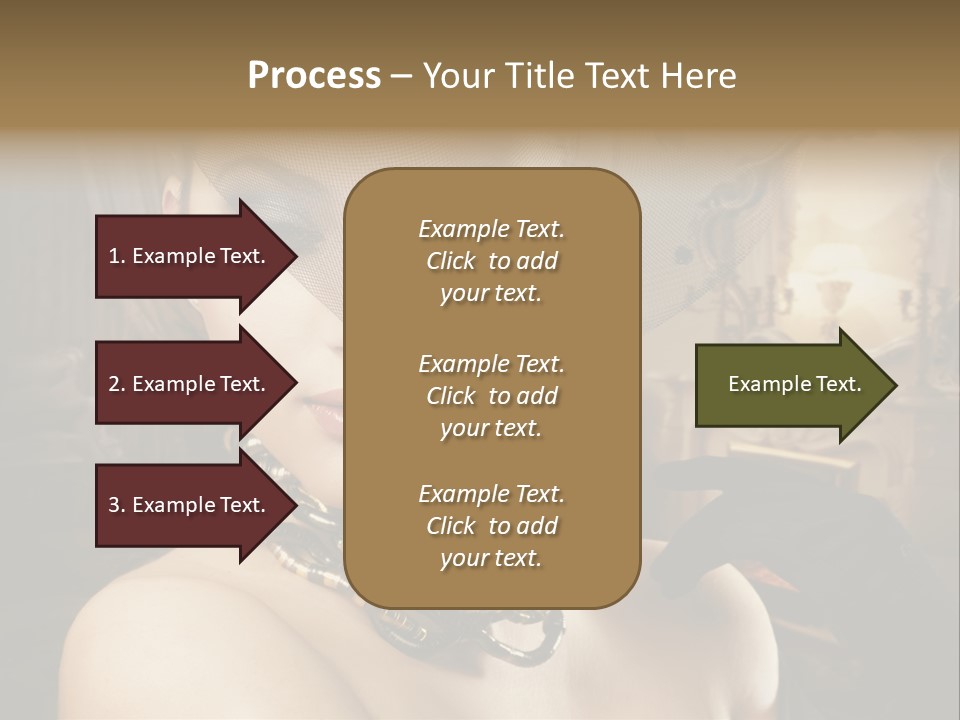 Beautiful Model PowerPoint Template