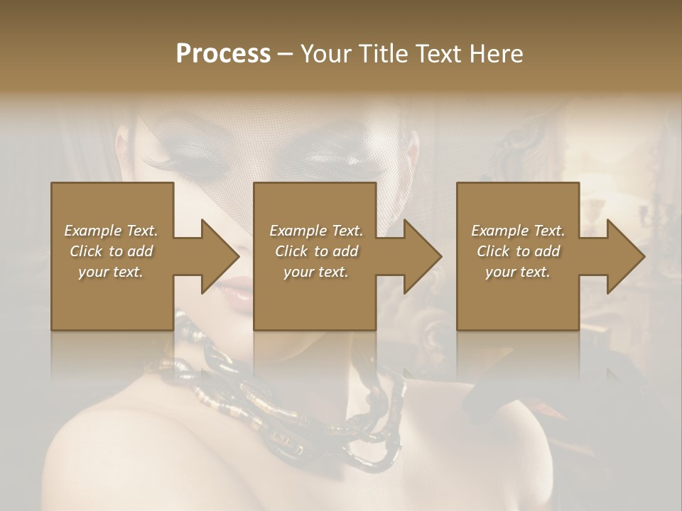 Beautiful Model PowerPoint Template