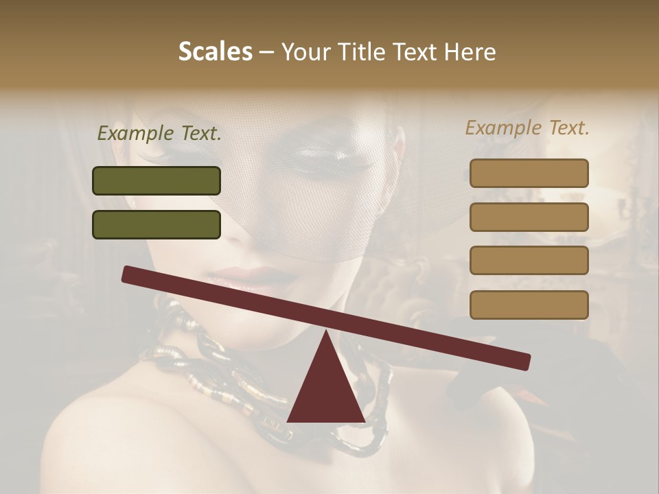 Beautiful Model PowerPoint Template