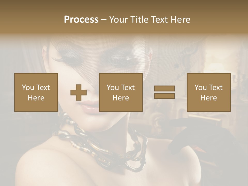 Beautiful Model PowerPoint Template