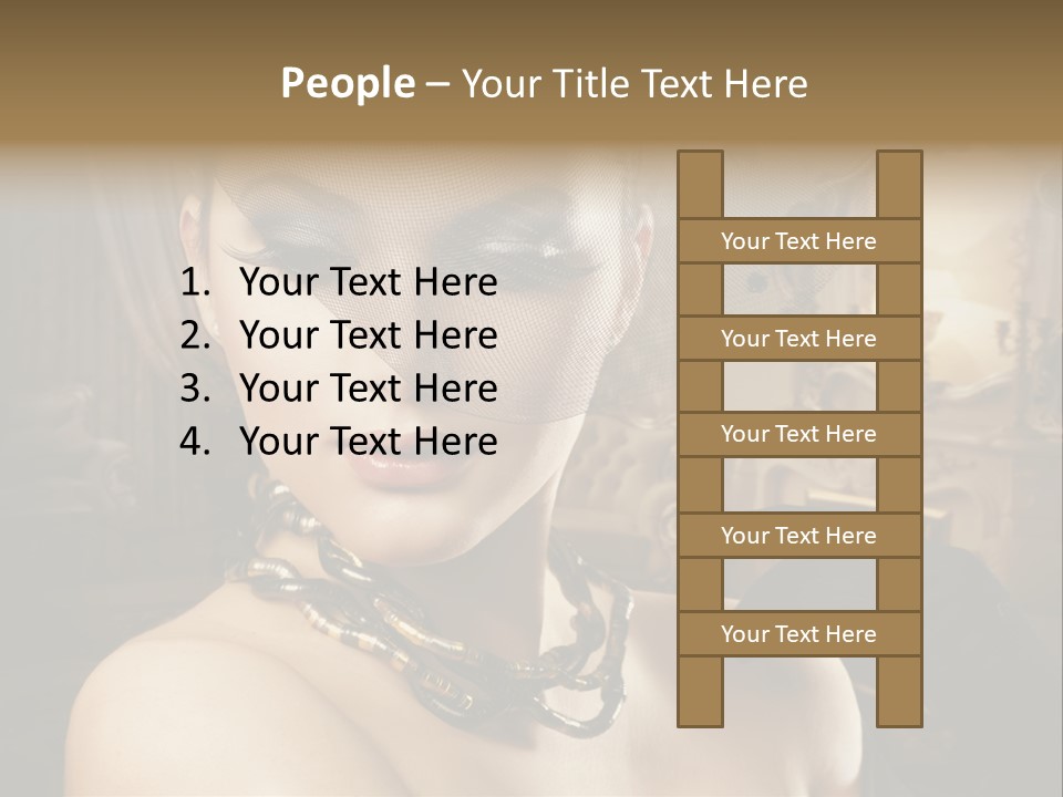 Beautiful Model PowerPoint Template