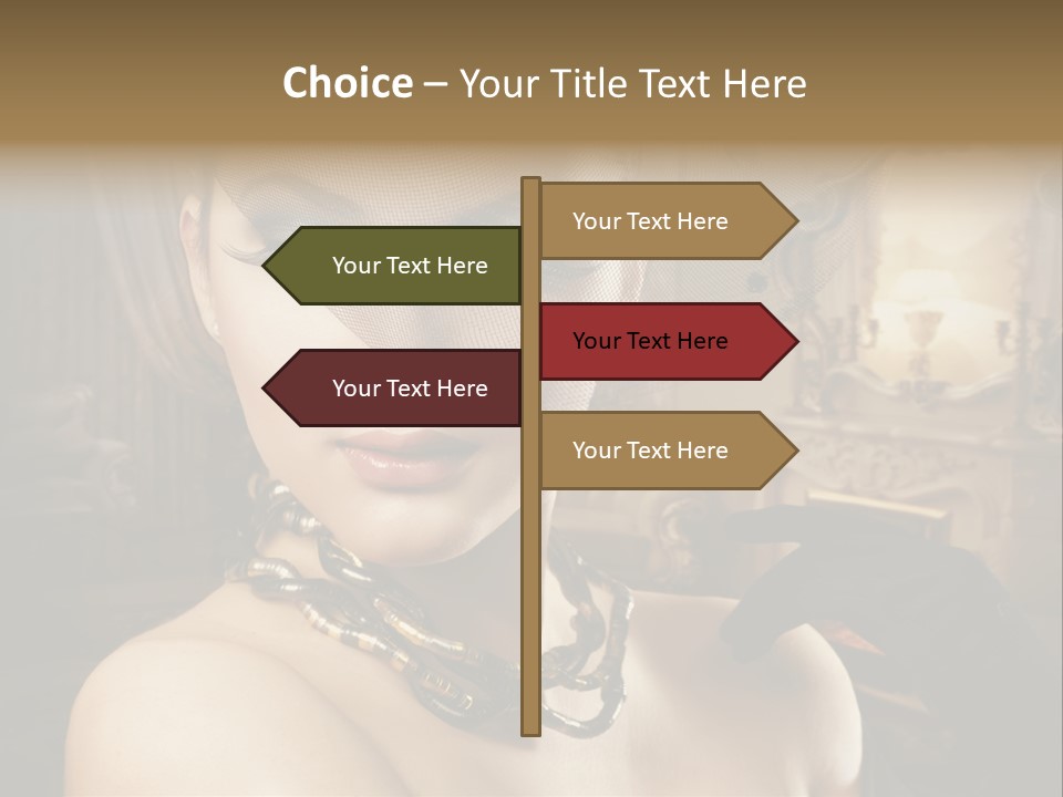 Beautiful Model PowerPoint Template