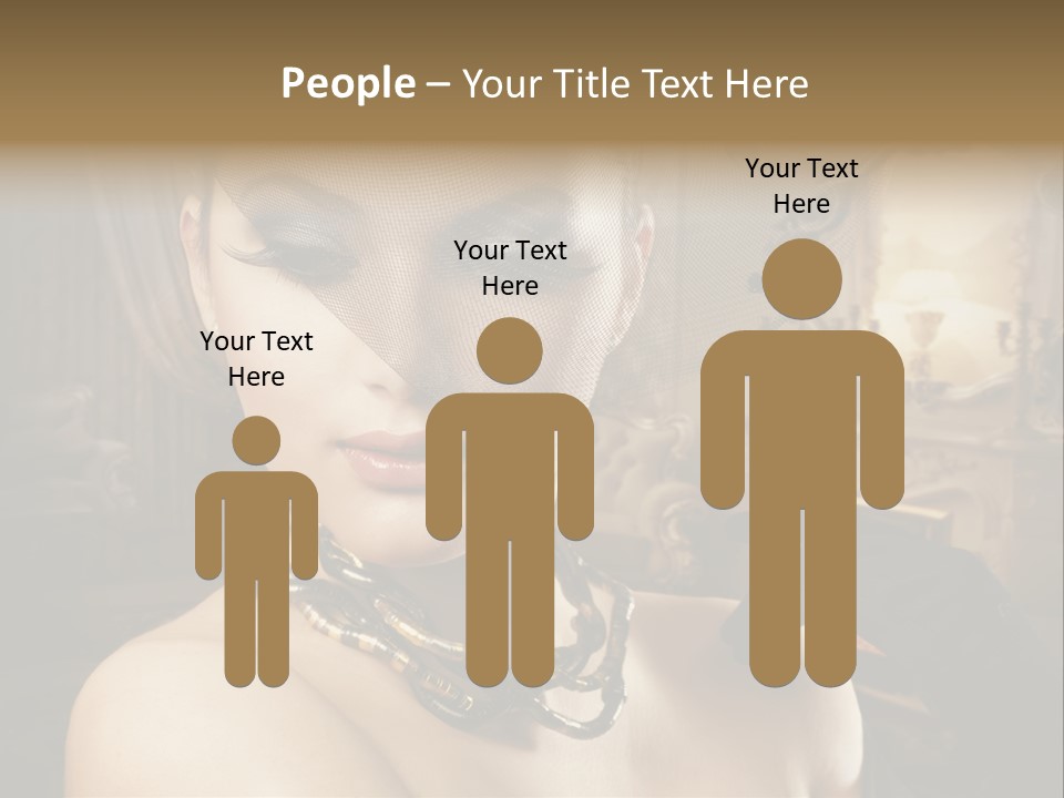 Beautiful Model PowerPoint Template