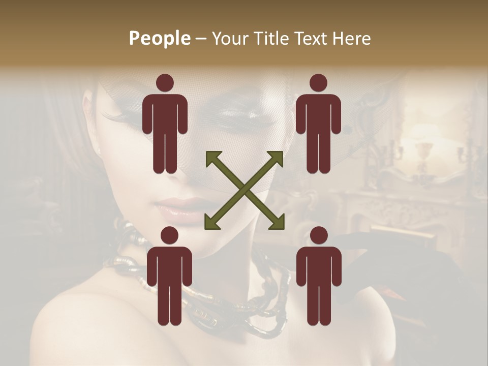 Beautiful Model PowerPoint Template