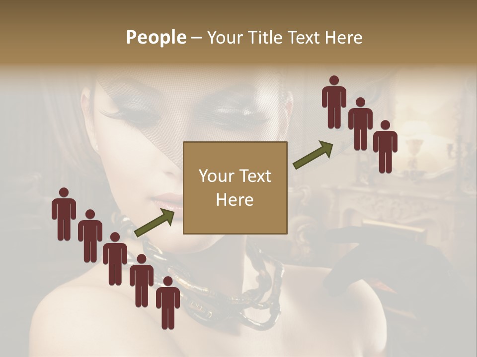 Beautiful Model PowerPoint Template