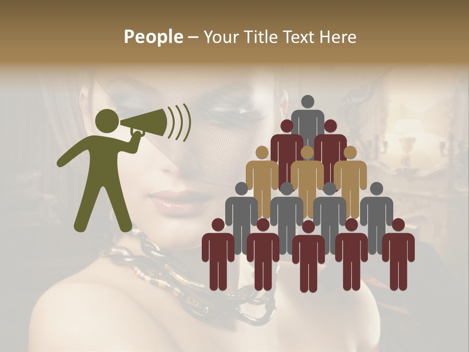 Beautiful Model PowerPoint Template