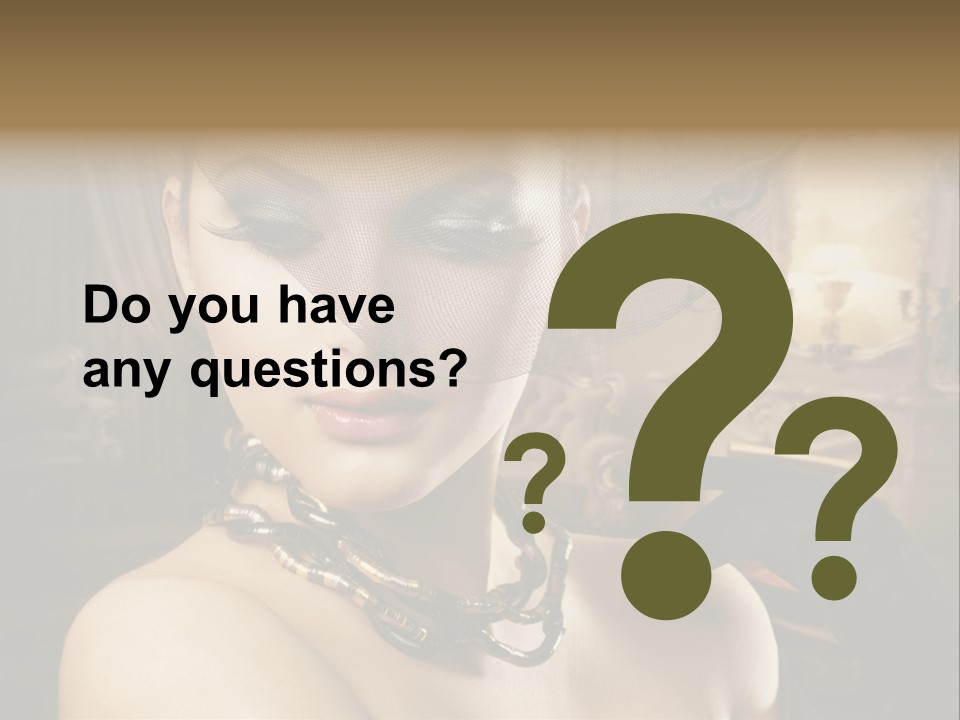 Beautiful Model PowerPoint Template