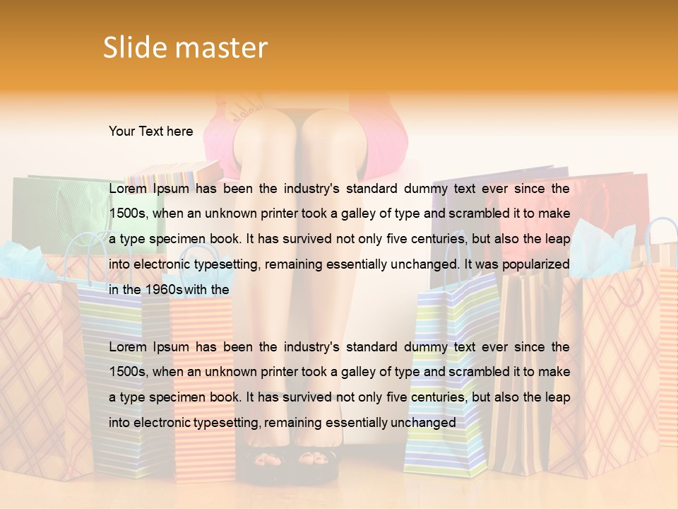 Retail Therapy PowerPoint Template