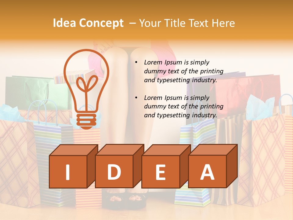 Retail Therapy PowerPoint Template