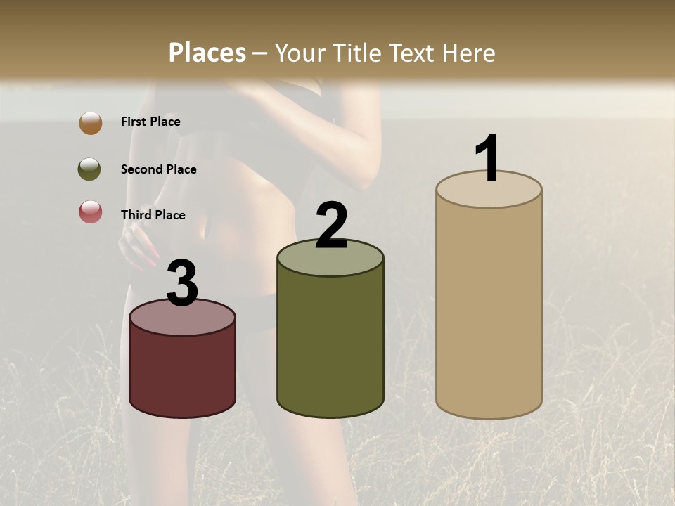 Front Babe Bludgeon PowerPoint Template