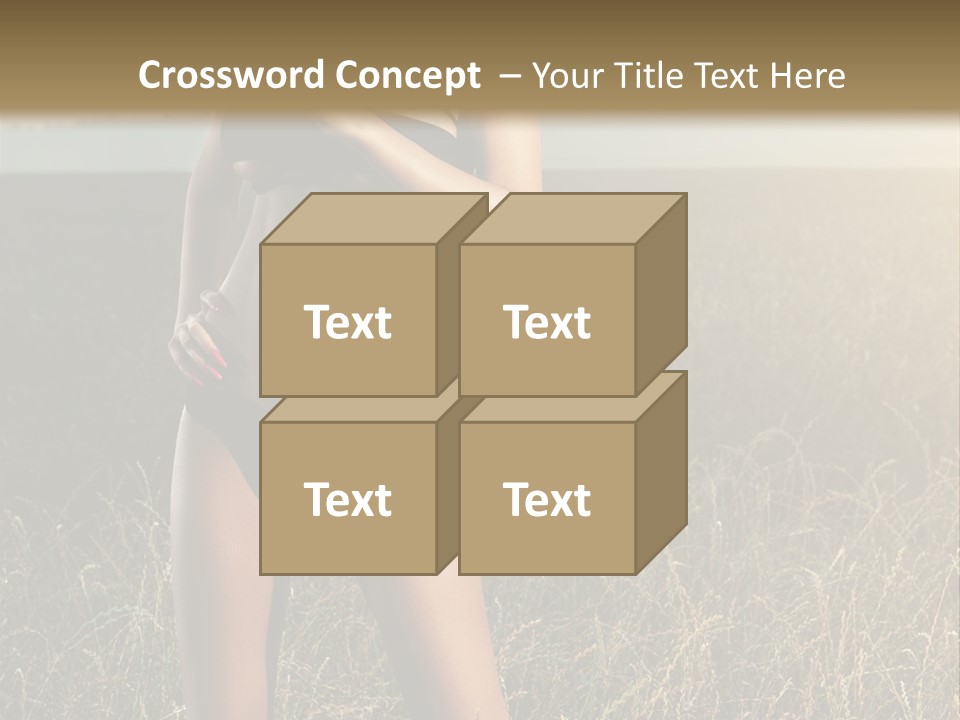 Front Babe Bludgeon PowerPoint Template