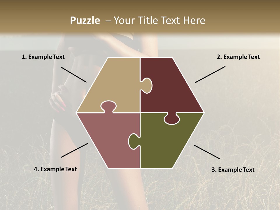 Front Babe Bludgeon PowerPoint Template