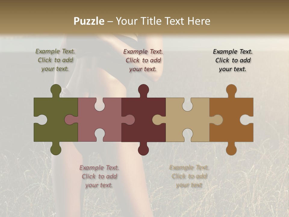 Front Babe Bludgeon PowerPoint Template