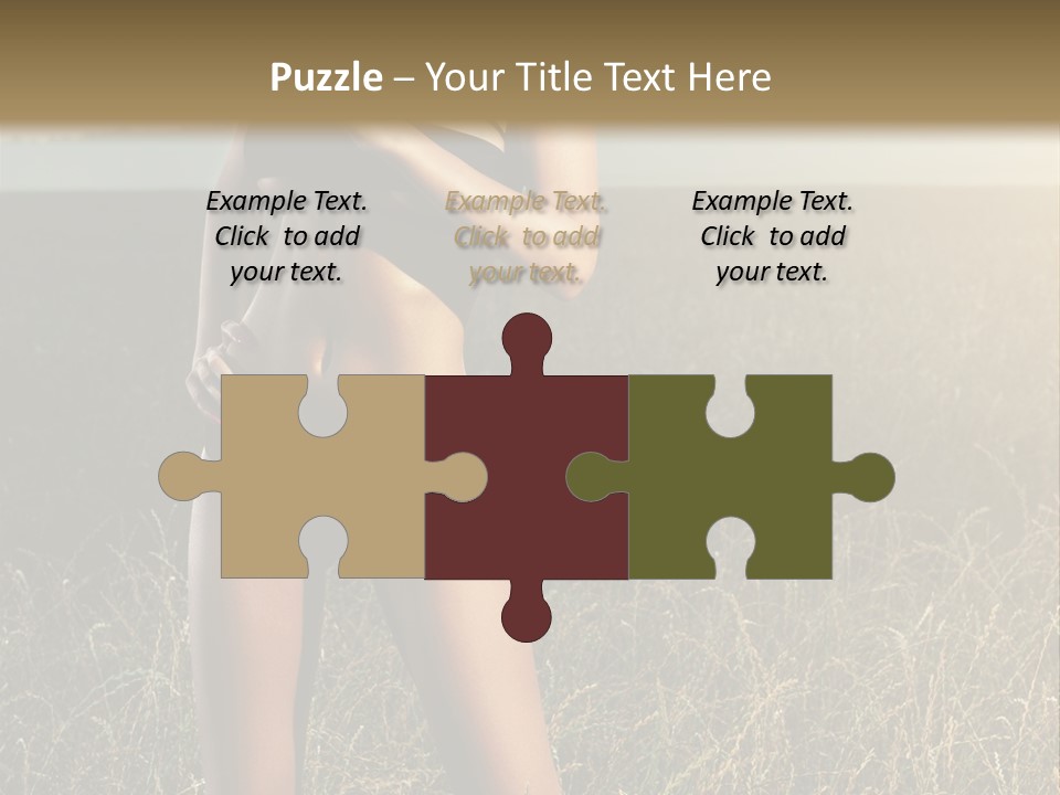 Front Babe Bludgeon PowerPoint Template