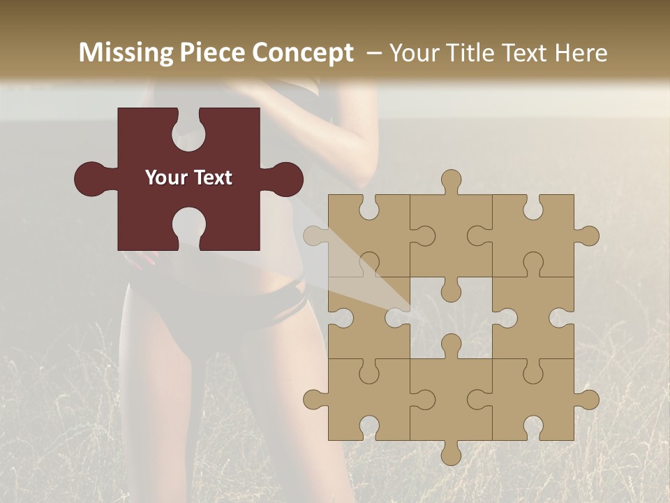 Front Babe Bludgeon PowerPoint Template