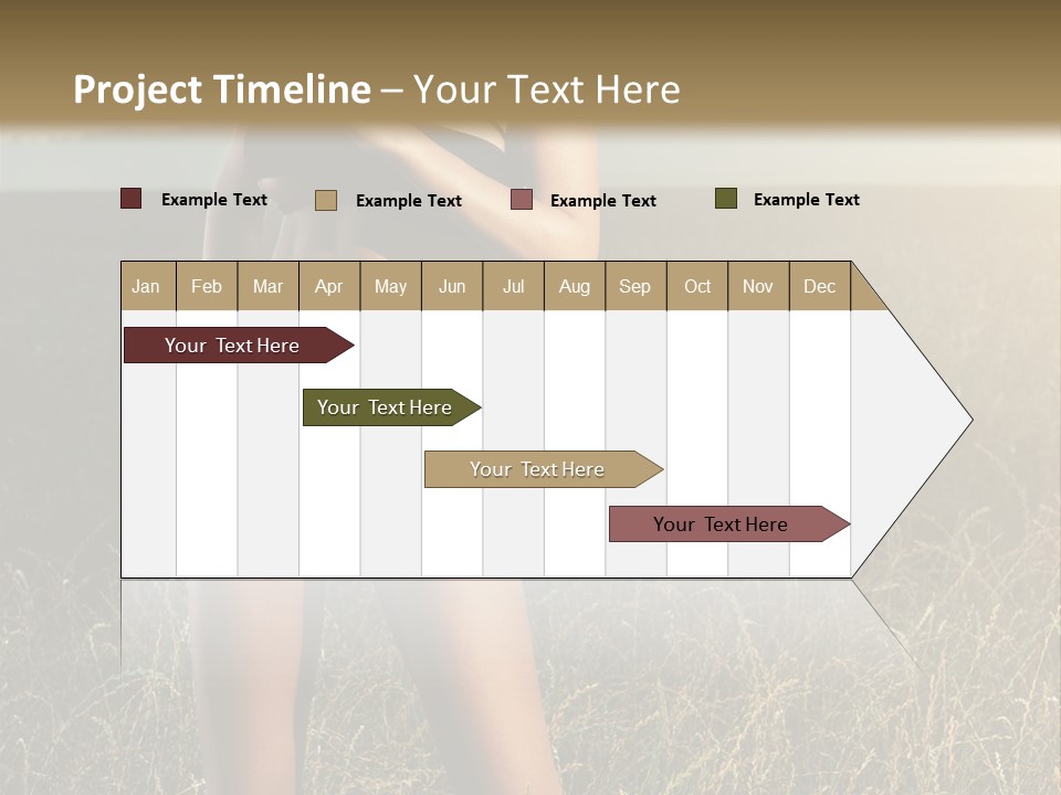 Front Babe Bludgeon PowerPoint Template
