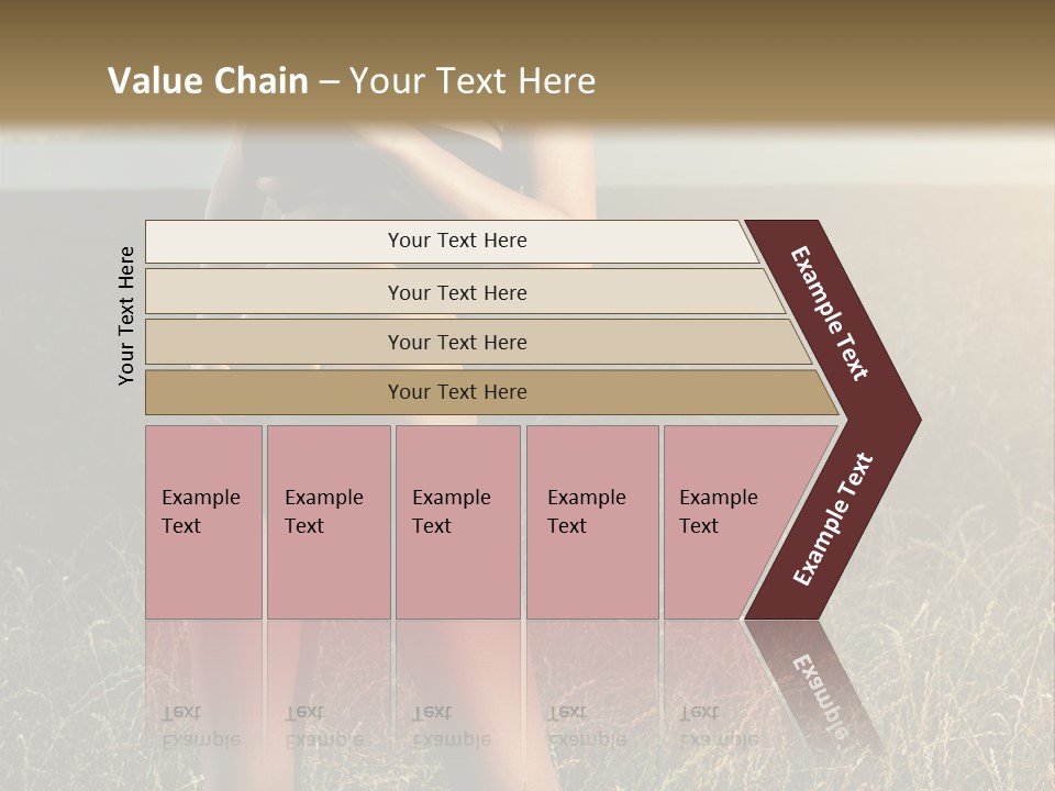 Front Babe Bludgeon PowerPoint Template