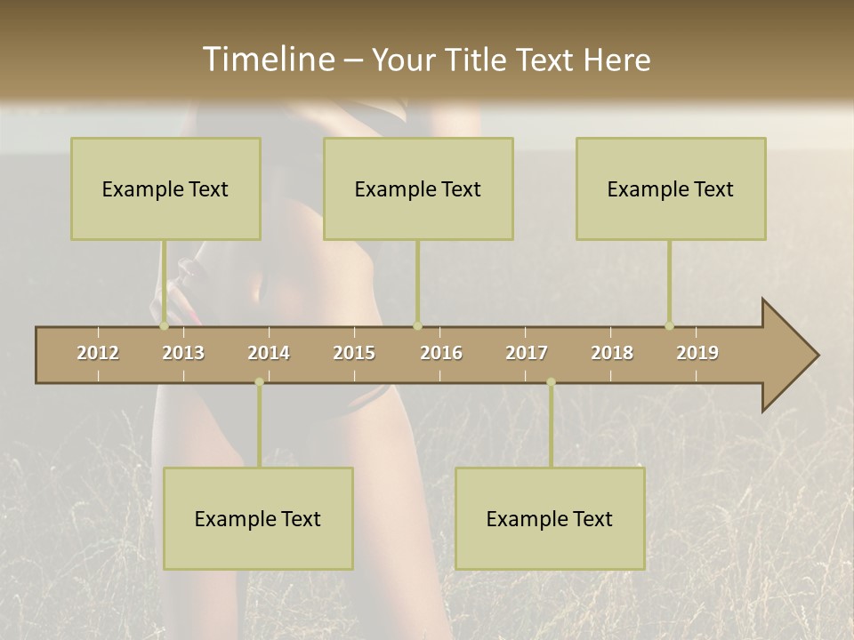 Front Babe Bludgeon PowerPoint Template
