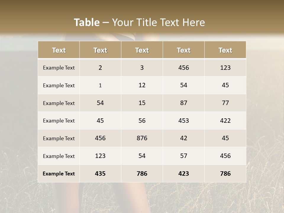 Front Babe Bludgeon PowerPoint Template