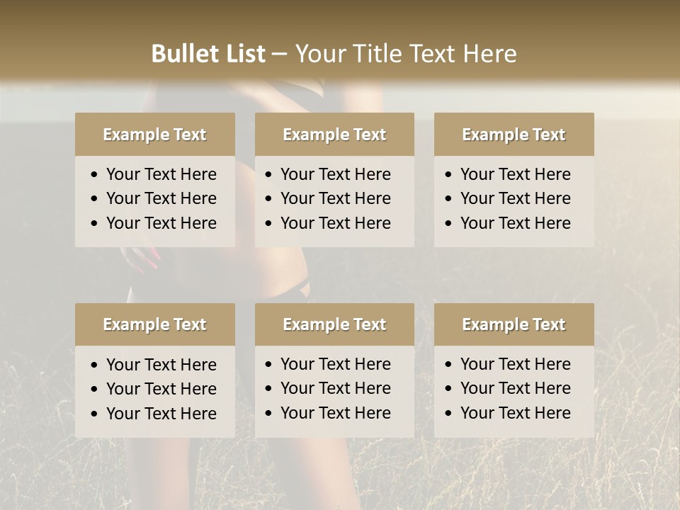 Front Babe Bludgeon PowerPoint Template