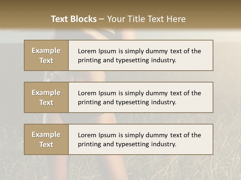 Front Babe Bludgeon PowerPoint Template