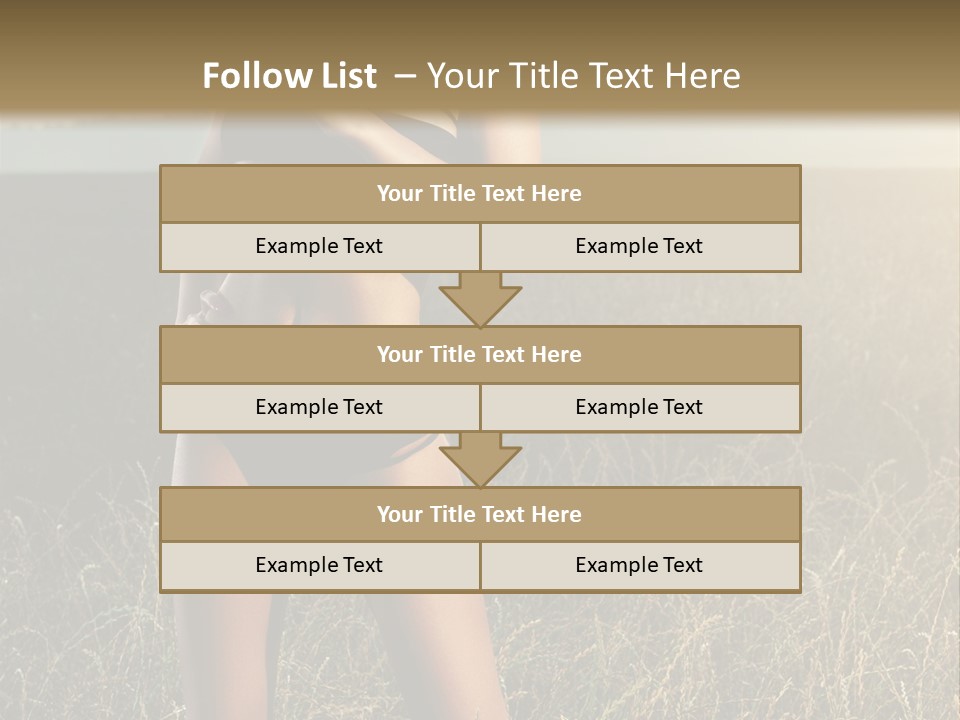 Front Babe Bludgeon PowerPoint Template