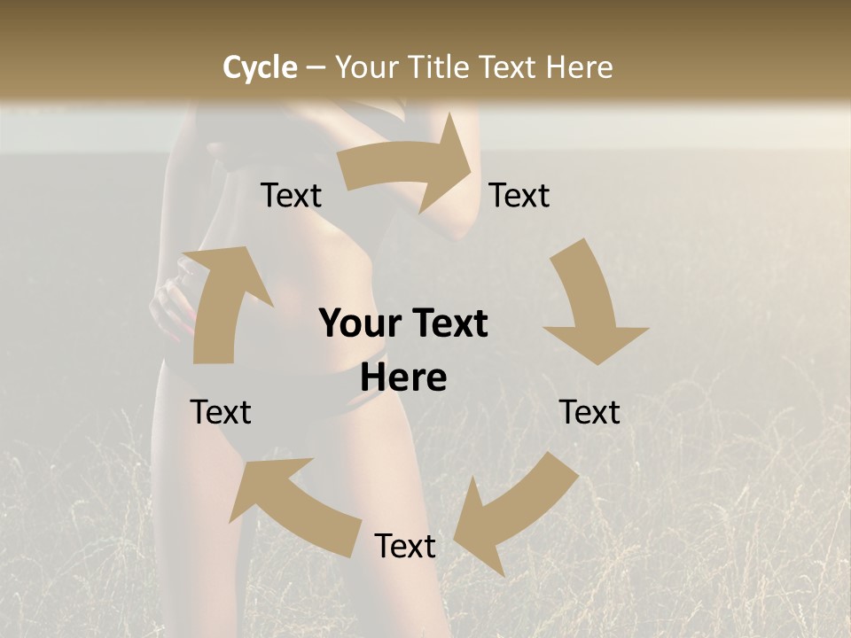 Front Babe Bludgeon PowerPoint Template