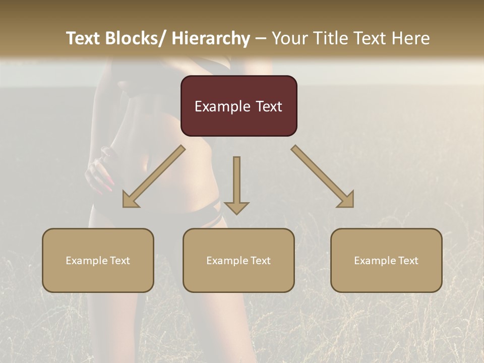 Front Babe Bludgeon PowerPoint Template