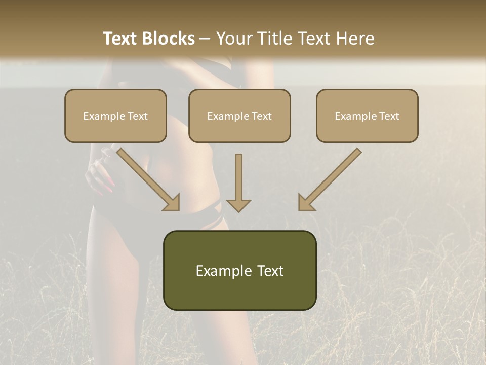 Front Babe Bludgeon PowerPoint Template