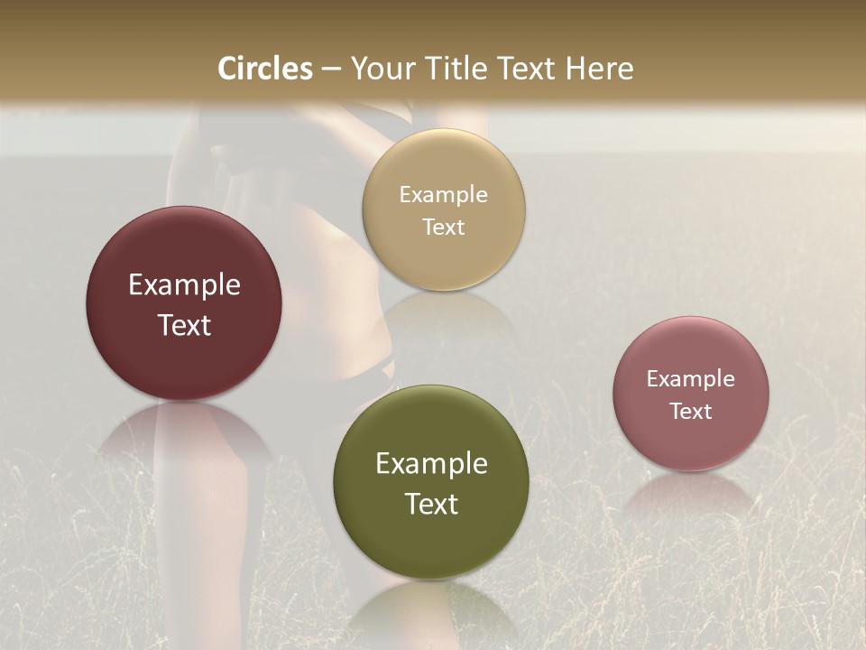 Front Babe Bludgeon PowerPoint Template