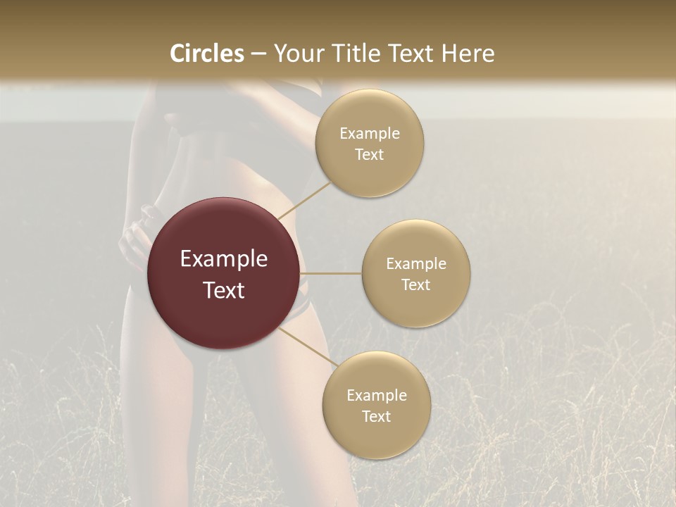 Front Babe Bludgeon PowerPoint Template