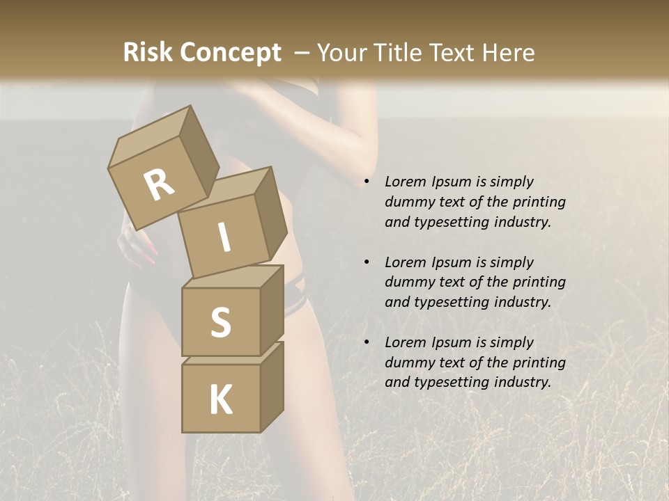 Front Babe Bludgeon PowerPoint Template