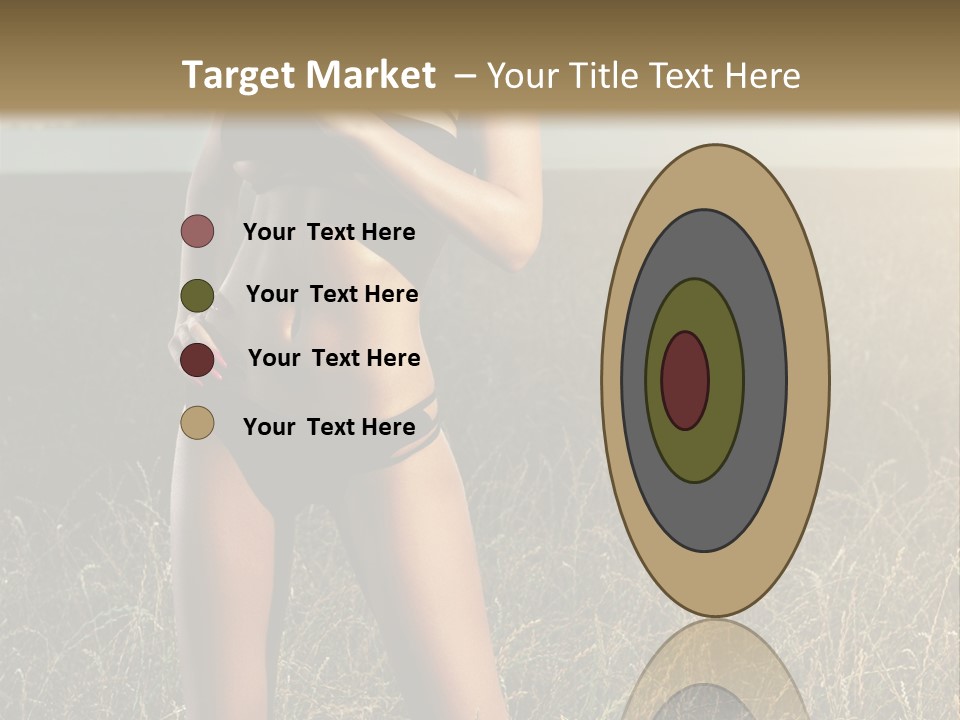 Front Babe Bludgeon PowerPoint Template